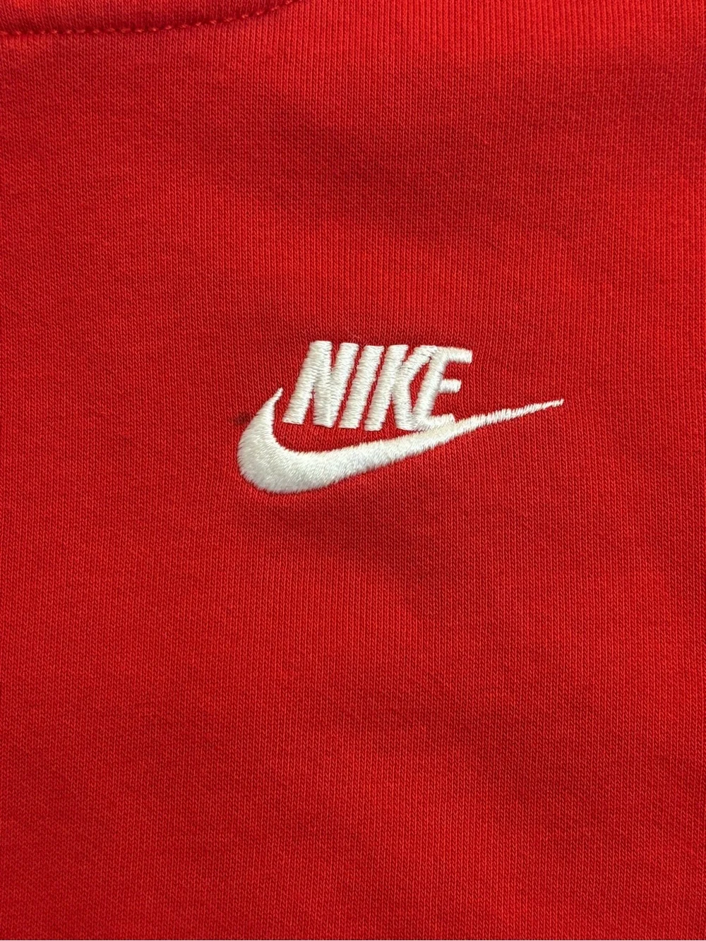 Nike Red Kids Hoodie with White Logo